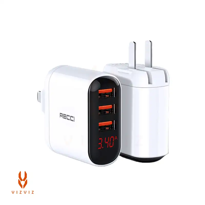 شارژر دیواری با قابلیت شارژ سریع رسی مدل Recci RCT-N02C