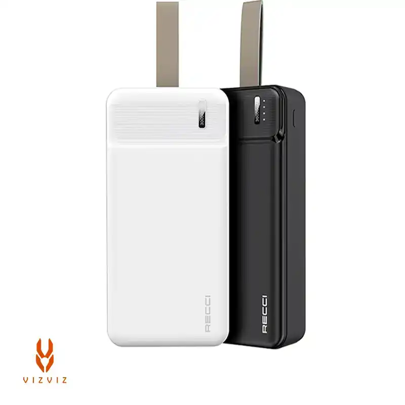 پاوربانک چند رابط 30000mAh رسی مدل Recci RPB-N38