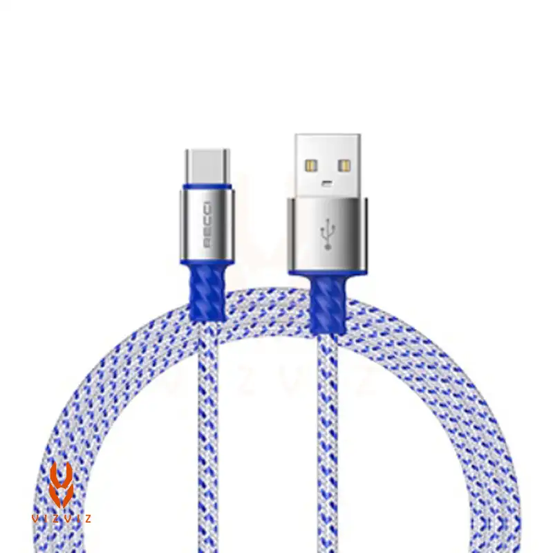 کابل شارژ و انتقال داده USB به Type-C رسی مدل RTC-P37C